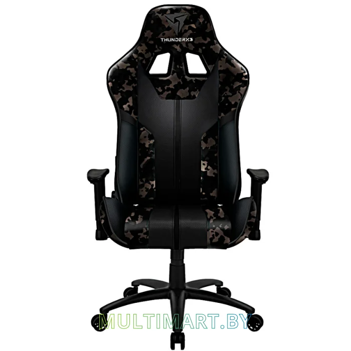 Кресло компьютерное ThunderX3 BC3 Camo Black Hawk Air (серый камуфляж)